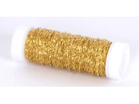 Bullion Efektní drát zlatý délka cca 45 m tloušťka 0,3 mm