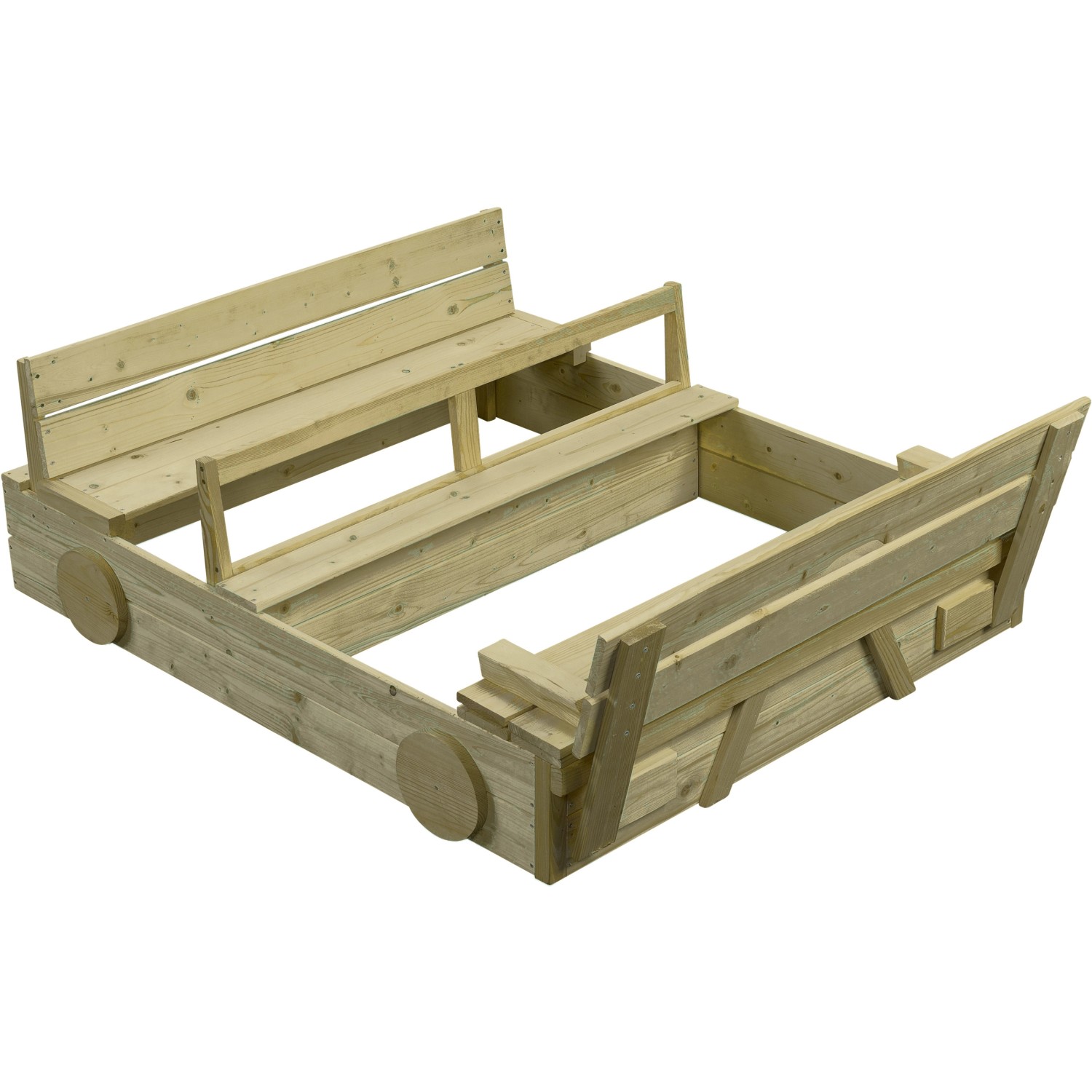 SwingKing Pískoviště auto, impregnované dřevo, 120 x 100 cm