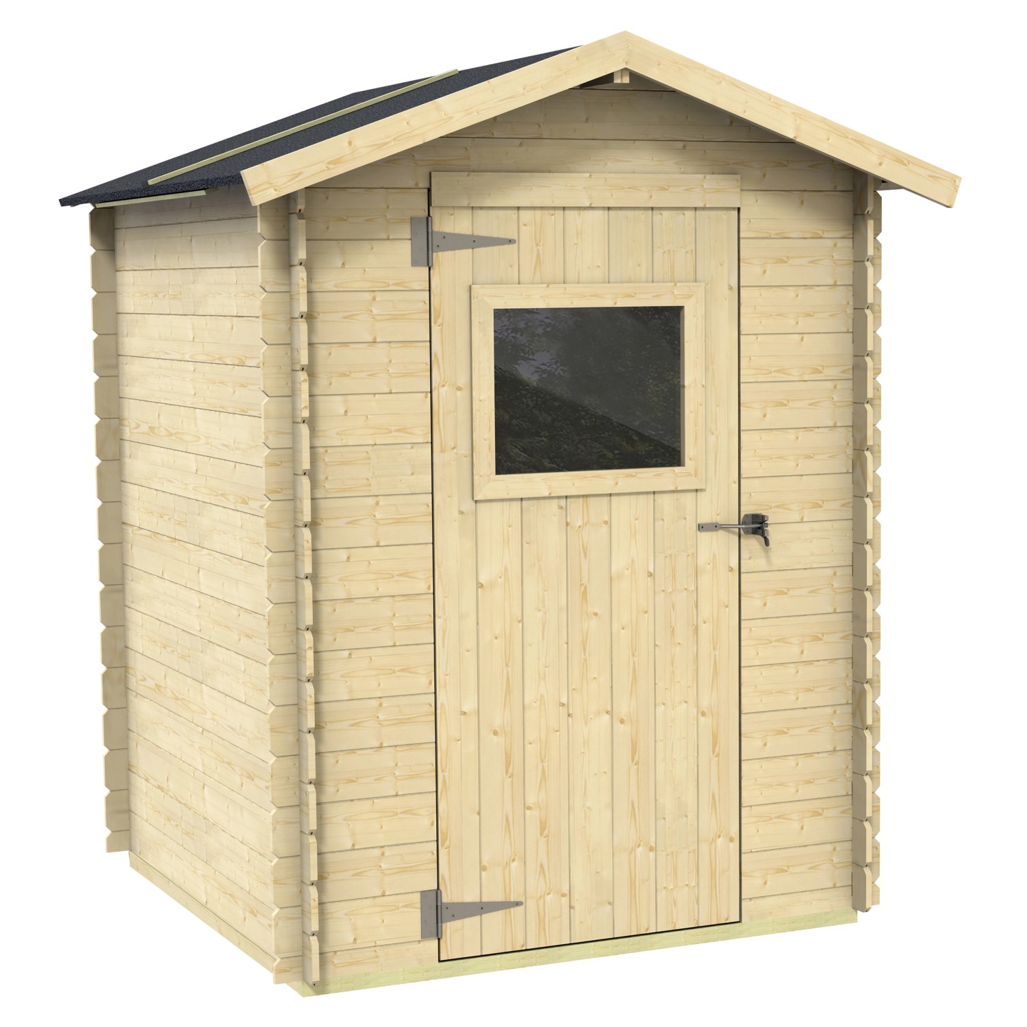 Twig Dřevěný zahradní domek BH16 Sibilla, přírodní, 146 x 130 cm