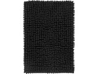 Lalee Koupelnová předložka Fluffy, černá, 50 x 90 cm