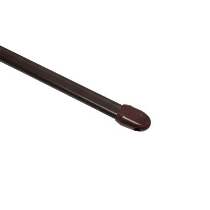Gardinia Vitrážní tyčka plochá, hnědá, pr. 11 mm, 40 - 70 cm