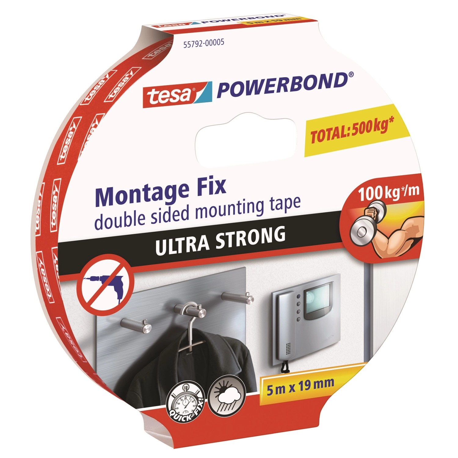 Tesa Powerbond Ultra Strong - lepicí páska - 19 mm × 5 m