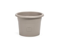 Plastia Samozavlažovací květináč Narza taupe pr. 30 cm Plastia Samozavlažovací květináč Narza taupe pr. 30 cm
