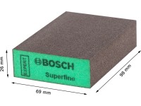 Bosch Brusná houba Expert S471 Standard Velmi jemná 69 x 97 x 26 mm
