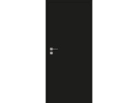 Voster Falcové interiérové dveře plné, fólie Platinum, černá mat, 80 P Voster Falcové interiérové dveře plné, fólie Platinum, černá mat, 80 P