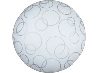 Rabalux Stropní/nástěnné svítidlo Ada, bílá/kruhy, pr. 25 cm Rabalux Stropní/nástěnné svítidlo Ada, bílá/kruhy, pr. 25 cm