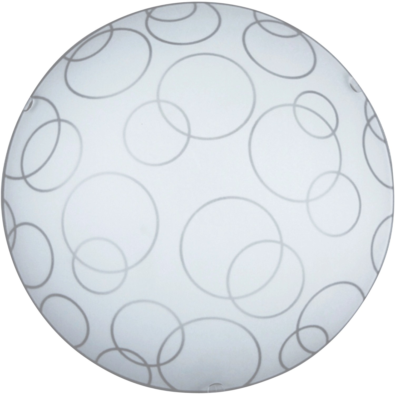 Rabalux Stropní/nástěnné svítidlo Ada, bílá/kruhy, pr. 25 cm