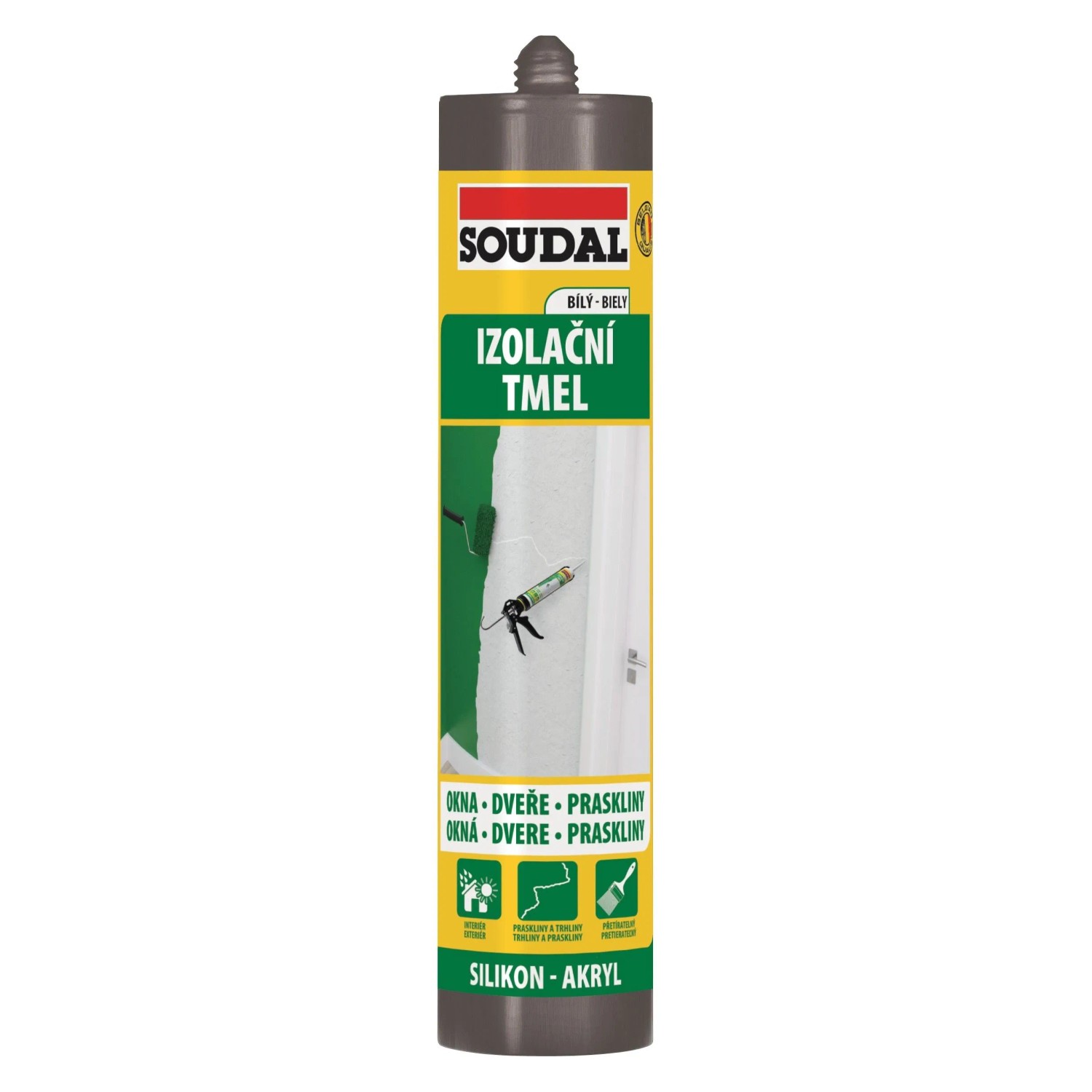 Levně SOUDAL Izolační tmel bílý 280 ml