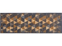 Astra Rohožka Miabella design s trojúhelníky, šedohnědá, 50 x 150 cm