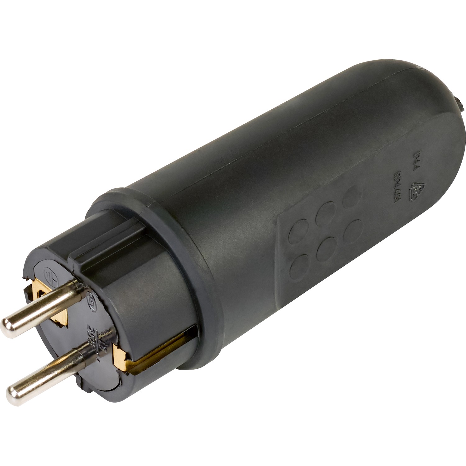 LUX Gumová zástrčka černá