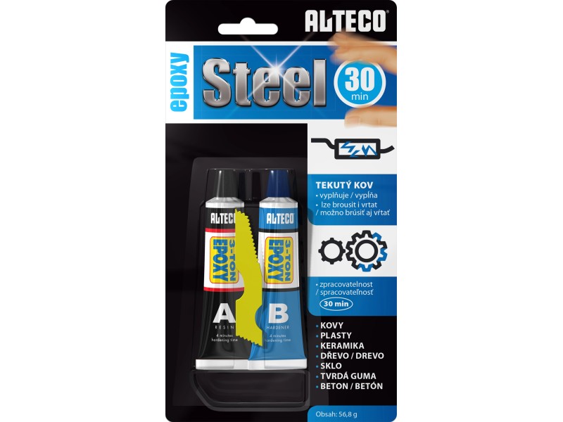 ALTECO Epoxidové Lepidlo Epoxy Steel 30 Min, 56,8 G Koupit V OBI