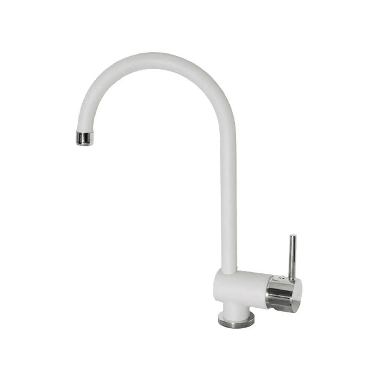 Alveus Stojánková páková dřezová baterie ARC 110 bílá+chrom