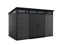 Keter Plastový zahradní domek Cortina 11x7 2.0, šedá, 342 x 218 x 226 cm