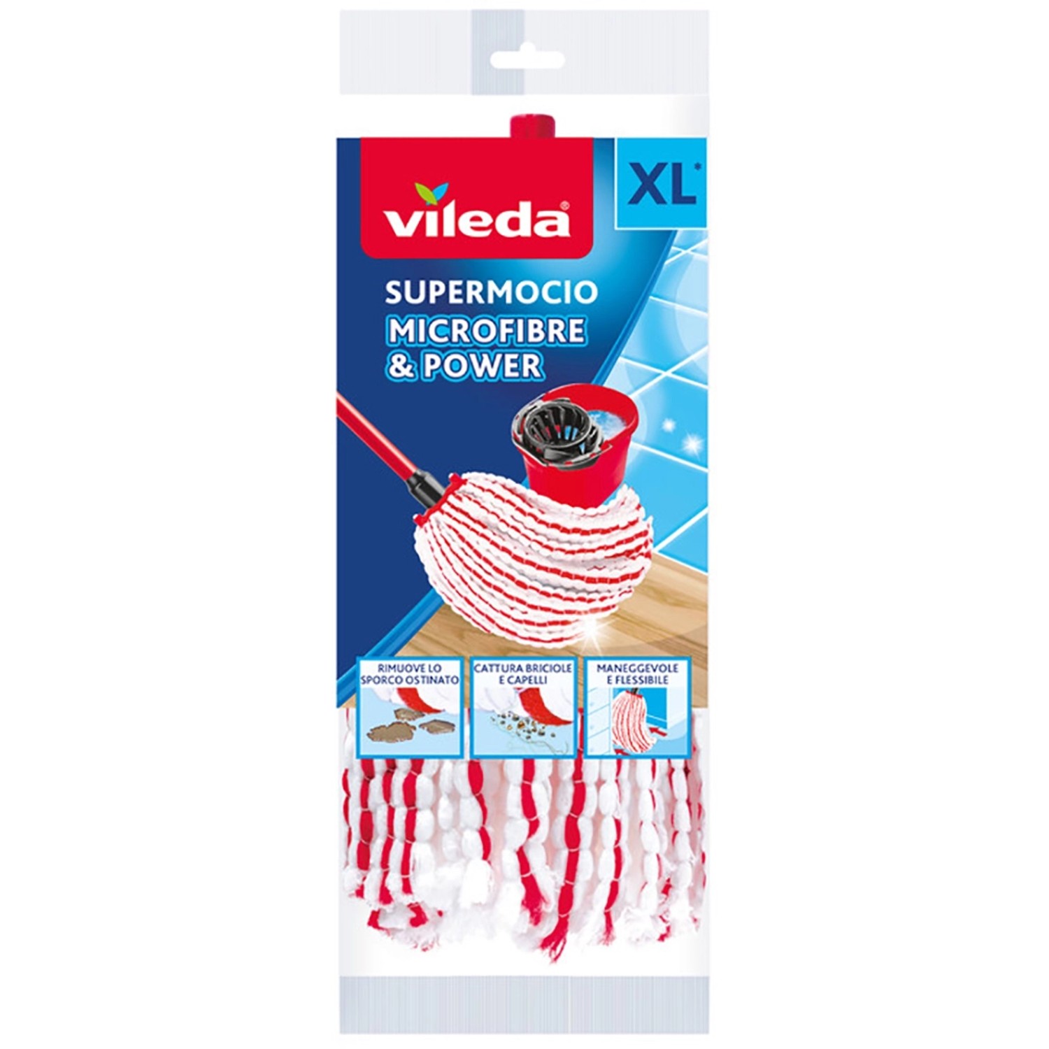 Vileda SuperMocio Microfibre & Power Náhradní hlavice mopu