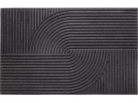 Strukturovaná rohožka, antracitová, 60 x 90 cm