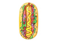 Nafukovací lehátko párek v rohlíku 183 cm