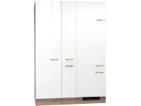 Flex-Well Kuchyňská skříňka Valero vč.lednice H-Tech WR220 140 x 200 x 57,1 cm Flex-Well Kuchyňská skříňka Valero vč.lednice H-Tech WR220 140 x 200 x 57,1 cm