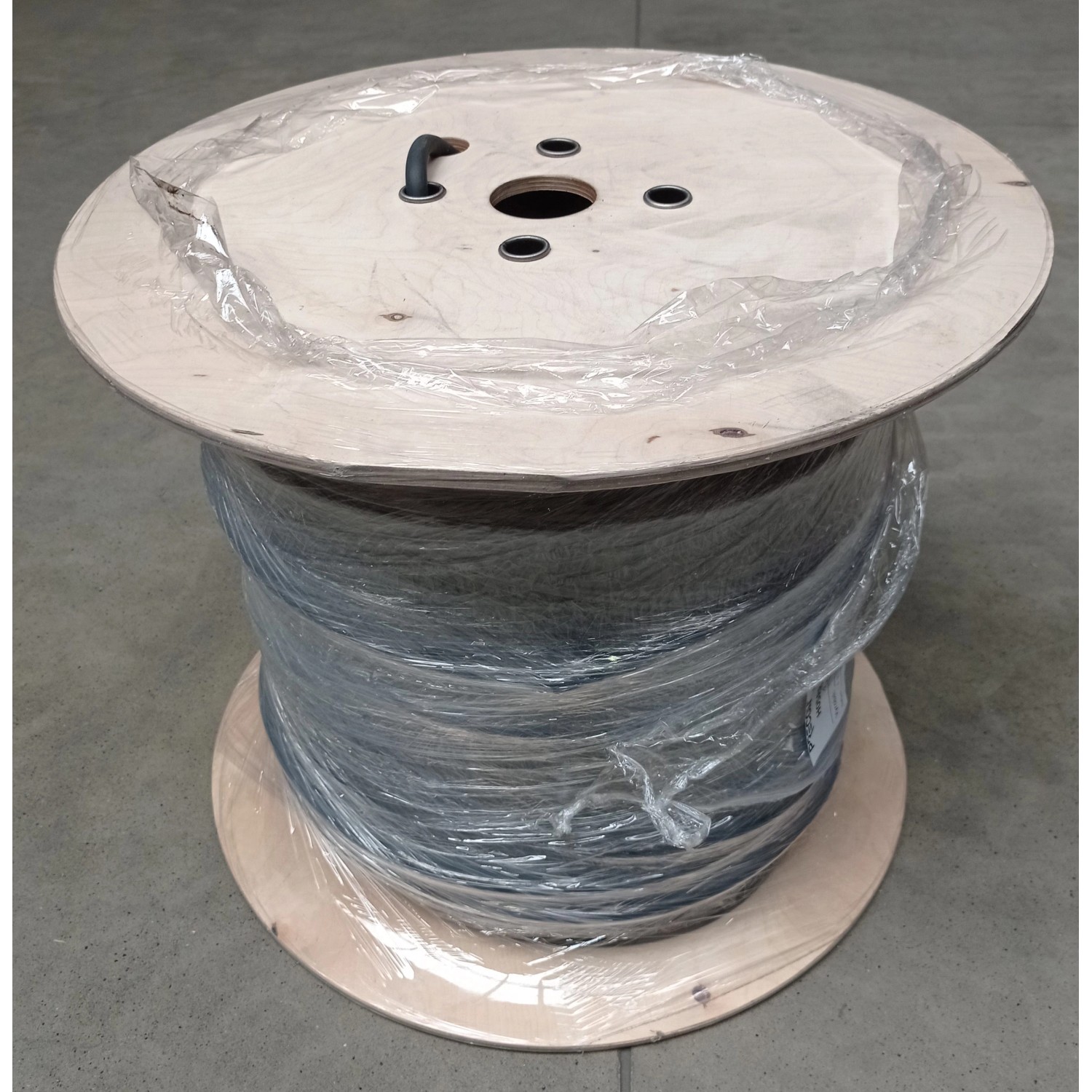 Gumový kabel H0RR-F, 5G černý, 5 x 1,5 mm - metráž