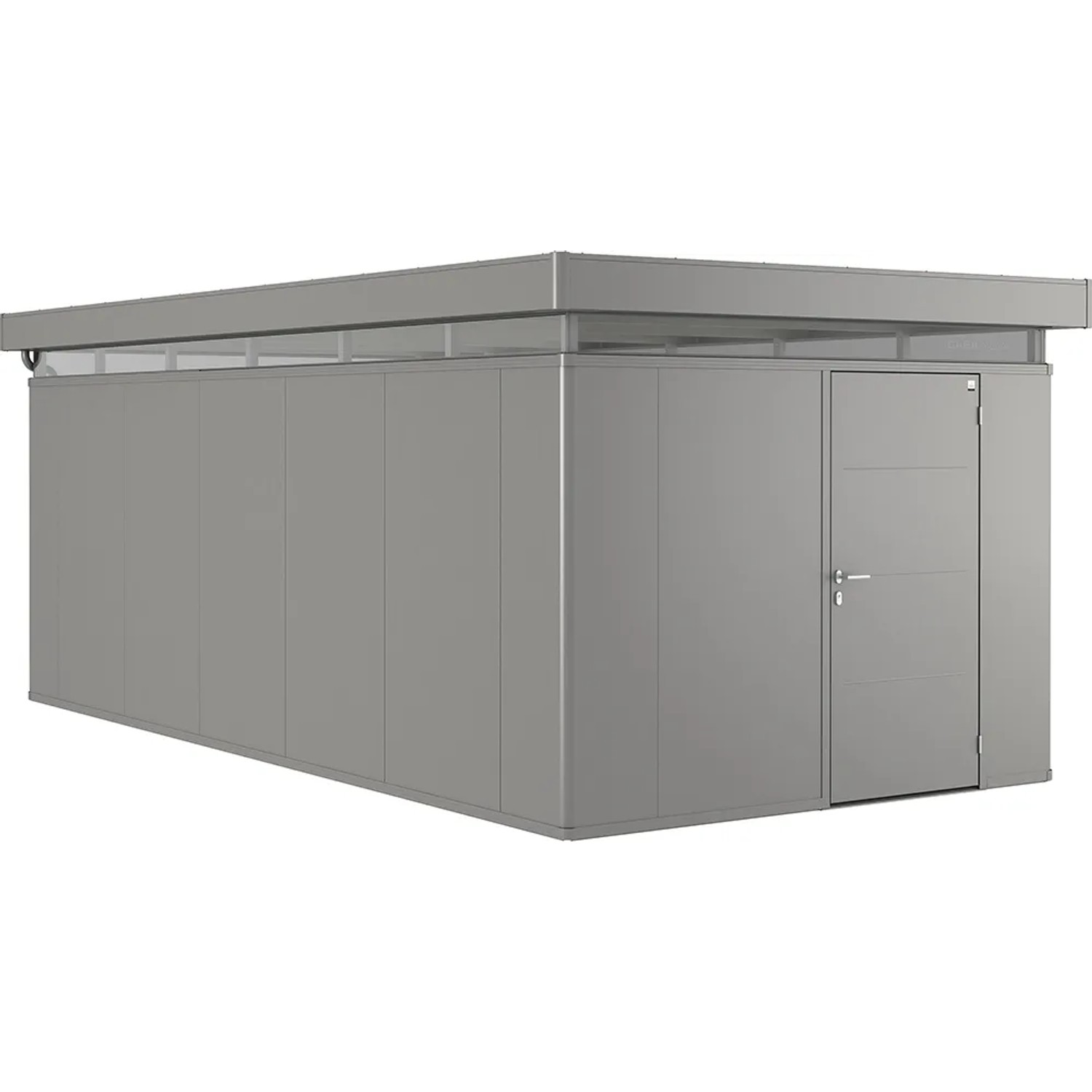 Biohort Plechový zahradní domek CasaNova 3 x 6 křemenově šedá, 630 x 330 cm, P