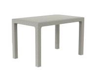 MEGA PLAST Stůl RATAN LUX capuccino 120 x 75 x 75 cm