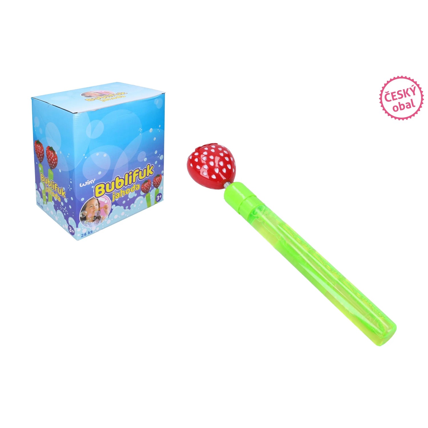 Wiky Bublifuk jahoda 60 ml