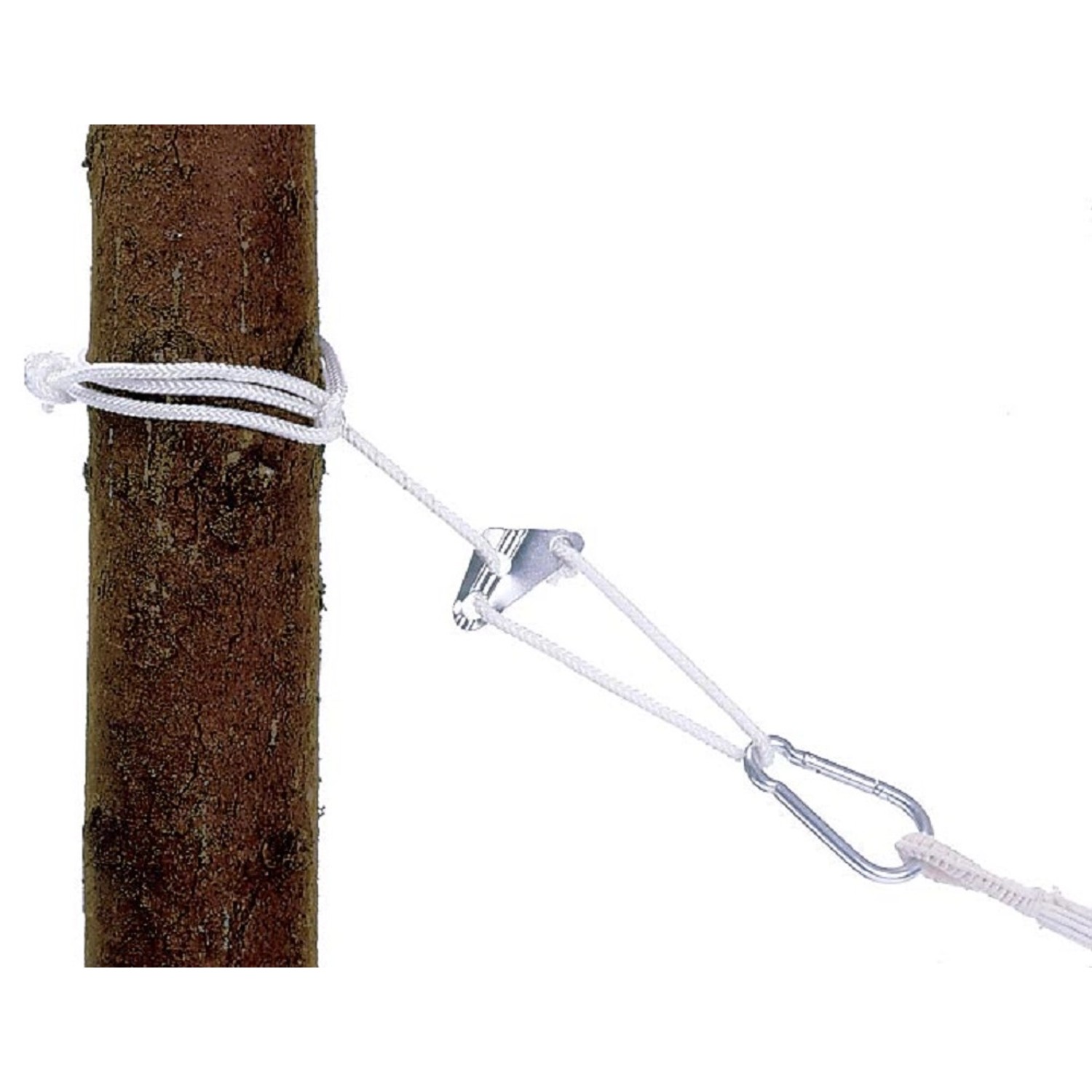 Amazonas Upevňovací lano s karabinou Smartrope White AZ-3025000, 1 ks