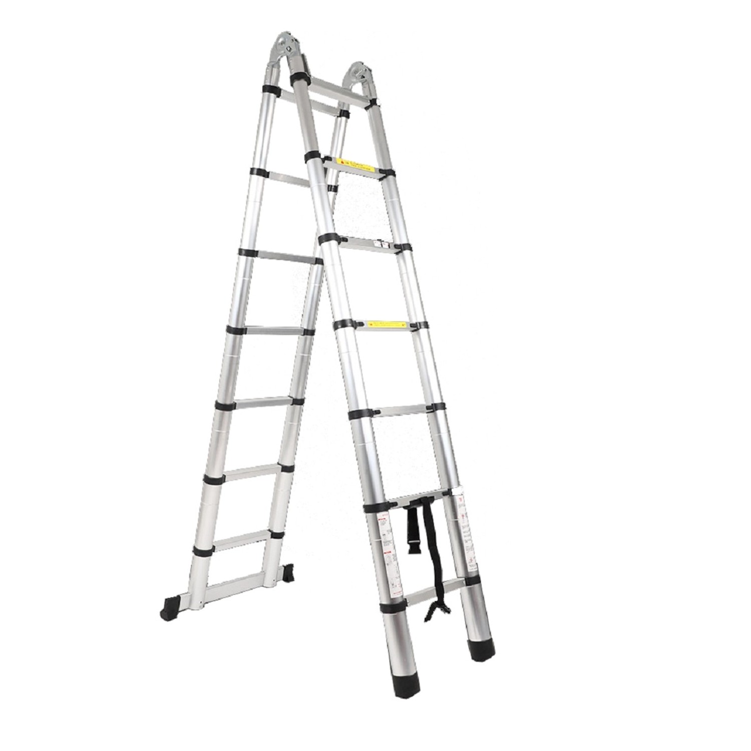 Asist Alu teleskopický žebřík-štafle AR99-6440, 7+7 stupňů, 4,4 m