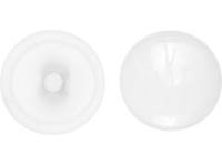 Plastová krytka na šrouby/vruty PZ1 bílá pr. 10 mm, 30 ks