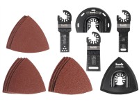 kwb by Einhell Sada Multi-Tool na dřevo/kov/plast, 17dílná