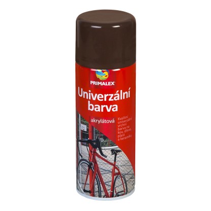 Primalex Univerzální barva ve spreji RAL 8017 čokoládová hnědá 400 ml