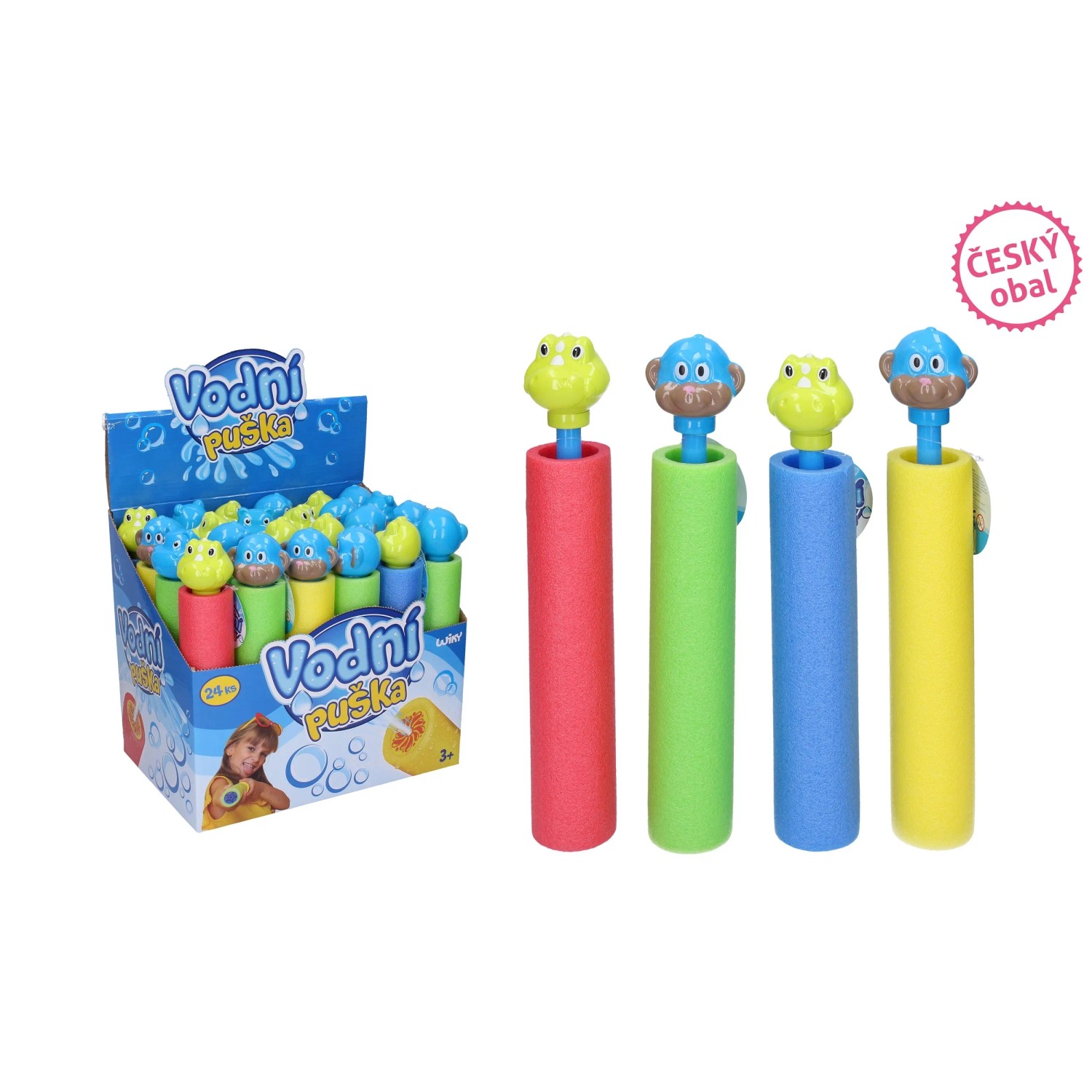 Wiky Vodní pistole Eva, různé druhy, 1 ks, 26 cm