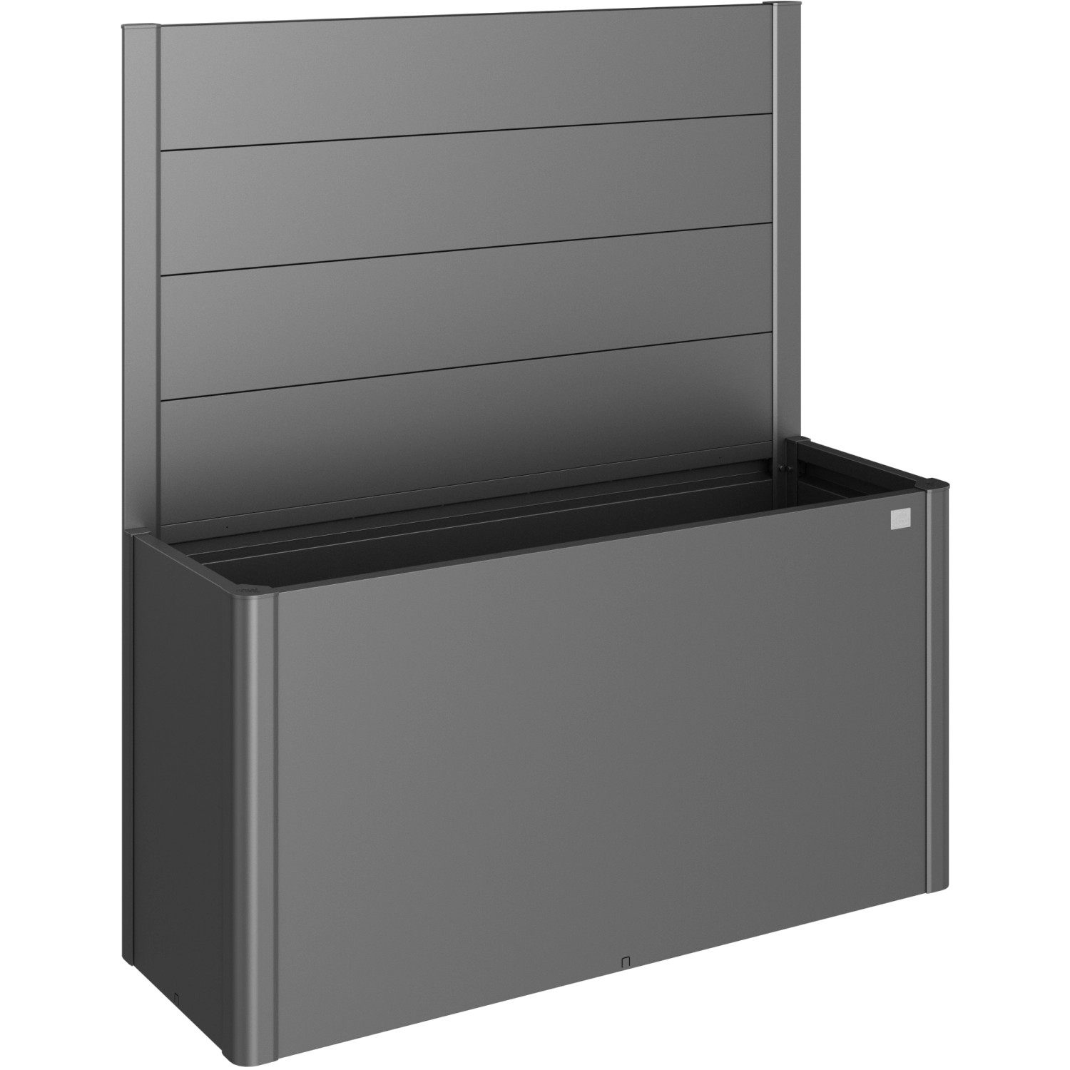 Biohort Zástěna pro záhony vyvýš./Belvedere bez skla pro str. 1,5 m tm.šedá