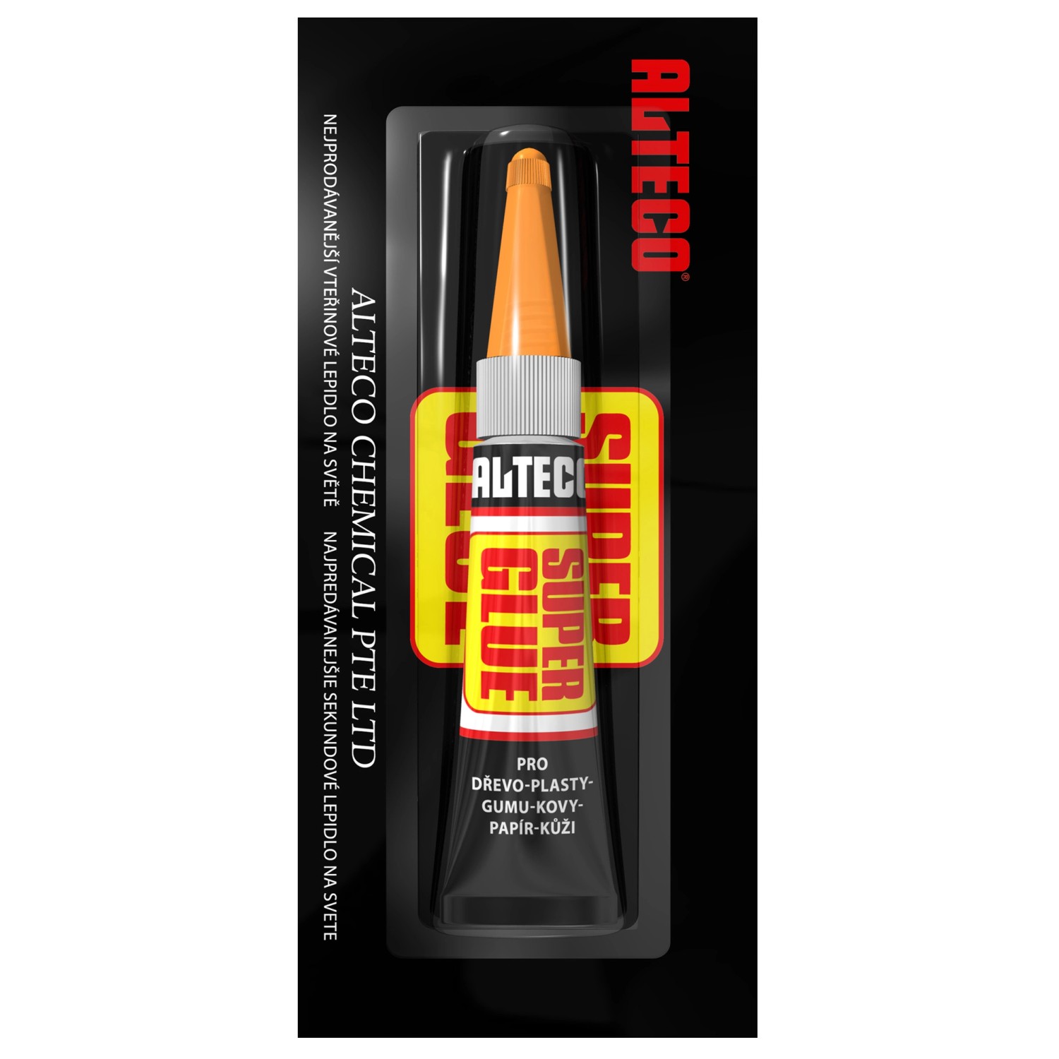 ALTECO Sekundové lepidlo Super Glue, 3 g