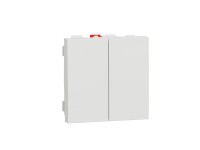Schneider Electric Vypínač dvojitý střídavý Unica (Ř.5B (6+6)), 2M, bílá