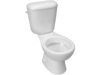 Alcadrain Kombi WC GRAND s úspornou armaturou Dual, zadní rovný odpad