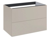 Roca Umyvadlová skříňka Elegant 2Z, kouřová šedá mat, 53 x 80 x 44,9 cm