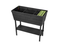 Keter Vyvýšený záhon Urban Bloomer, grafitová, 82 x 37,3 x 78 cm