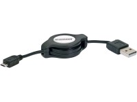 Schwaiger Připojovací kabel Micro USB 2.0 navíjecí (konektor > konektor)