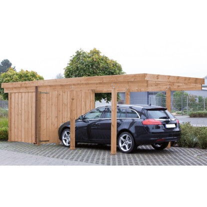 Místnost na nářadí pro přístřešek na auto Amrum 2, douglaska přírodní