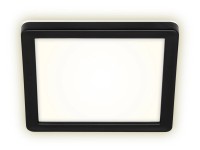 Brilo Venkovní LED svítidlo Frankfurt hranaté černé 190 x 190 x 28 mm