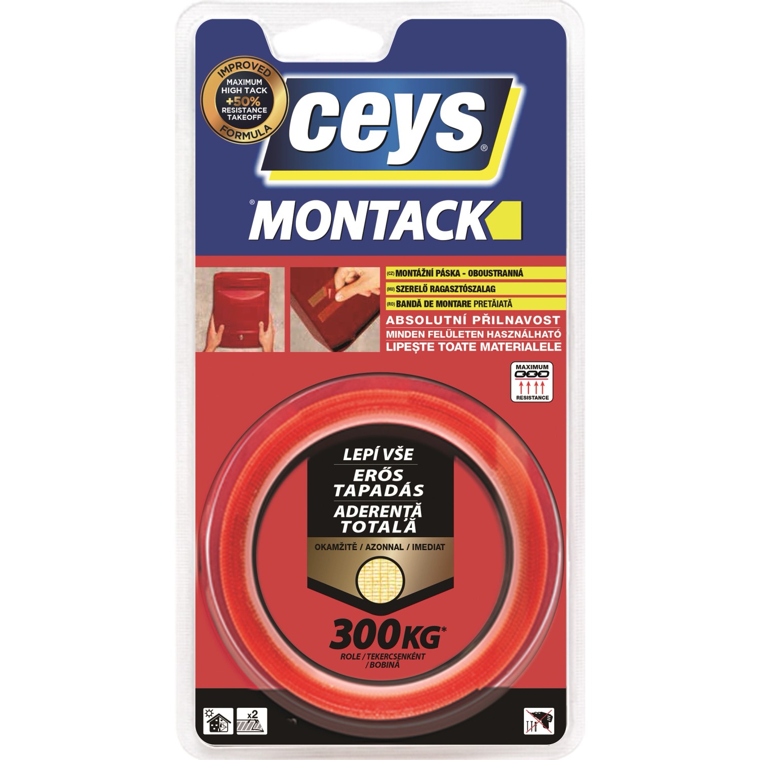 Páska montážní Ceys MONTACK Lepí vše okamžitě 2,5 m