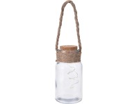 Koopman LED lucerna transparentní pr. 6,5 x 15 cm