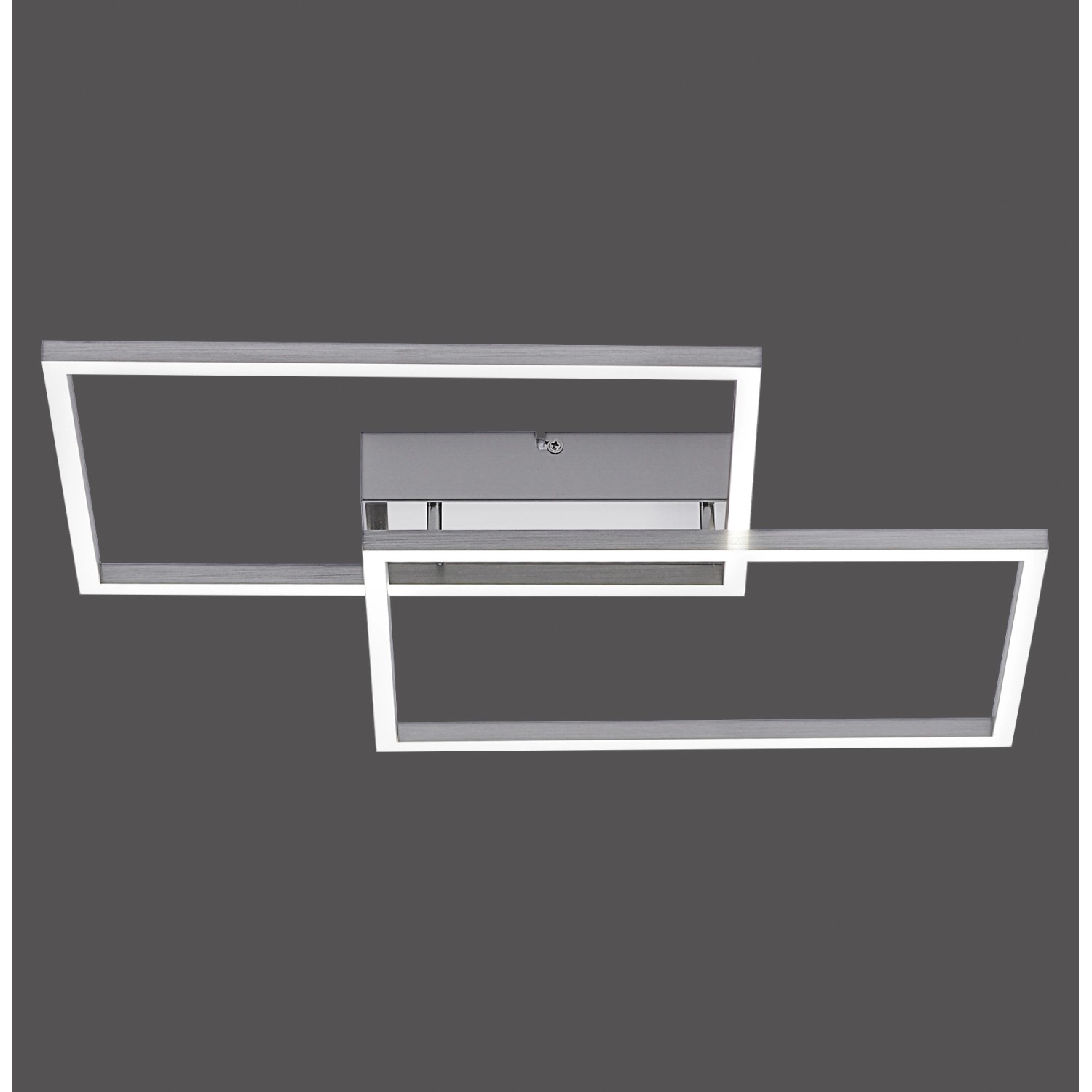 Just Light. Stropní LED svítidlo Iven, 2x15W, 2700-5000K, ocel, 50,4 x 42 cm