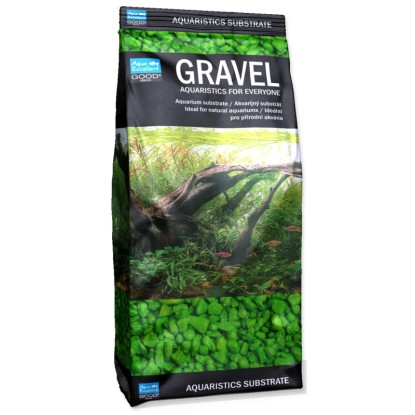 Aqua Excellent Akvarijní písek zelený 3-6 mm, 1 kg