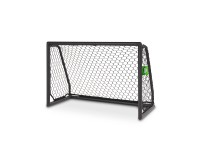 EXIT Fotbalová branka Scala hliníková černá 120 x 80 cm