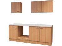 Flex-Well Kuchyně Nano 210 cm/typ 4 - bez el.spotřebičů a dřezu