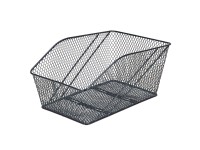 Prophete Drátěný košík na nosič jízdního kola XXL, černá, 46 x 29,5 x 22,5 cm