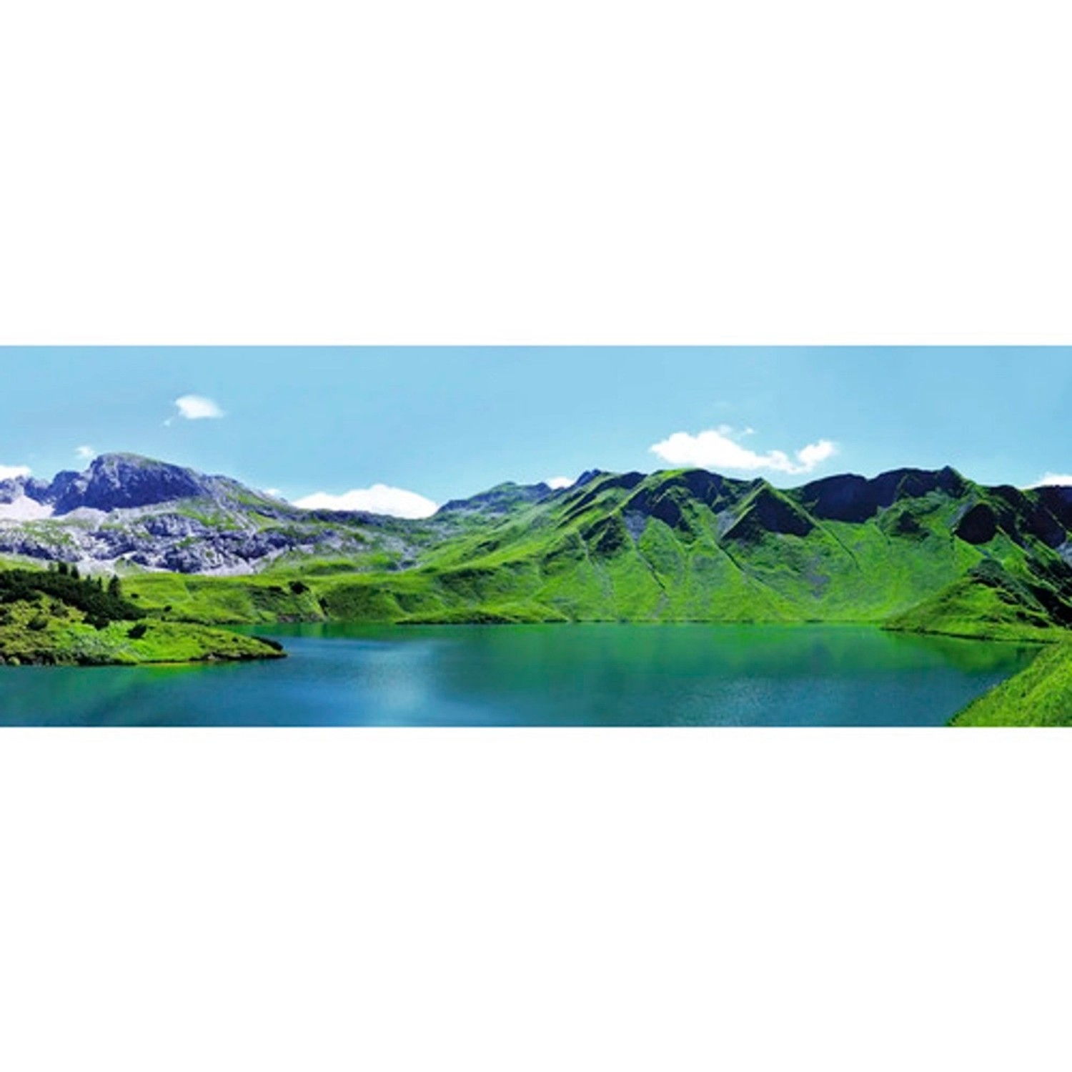 Bondecor Obraz, tištěné plátno CAGI Krajina lake 50 x 150 cm