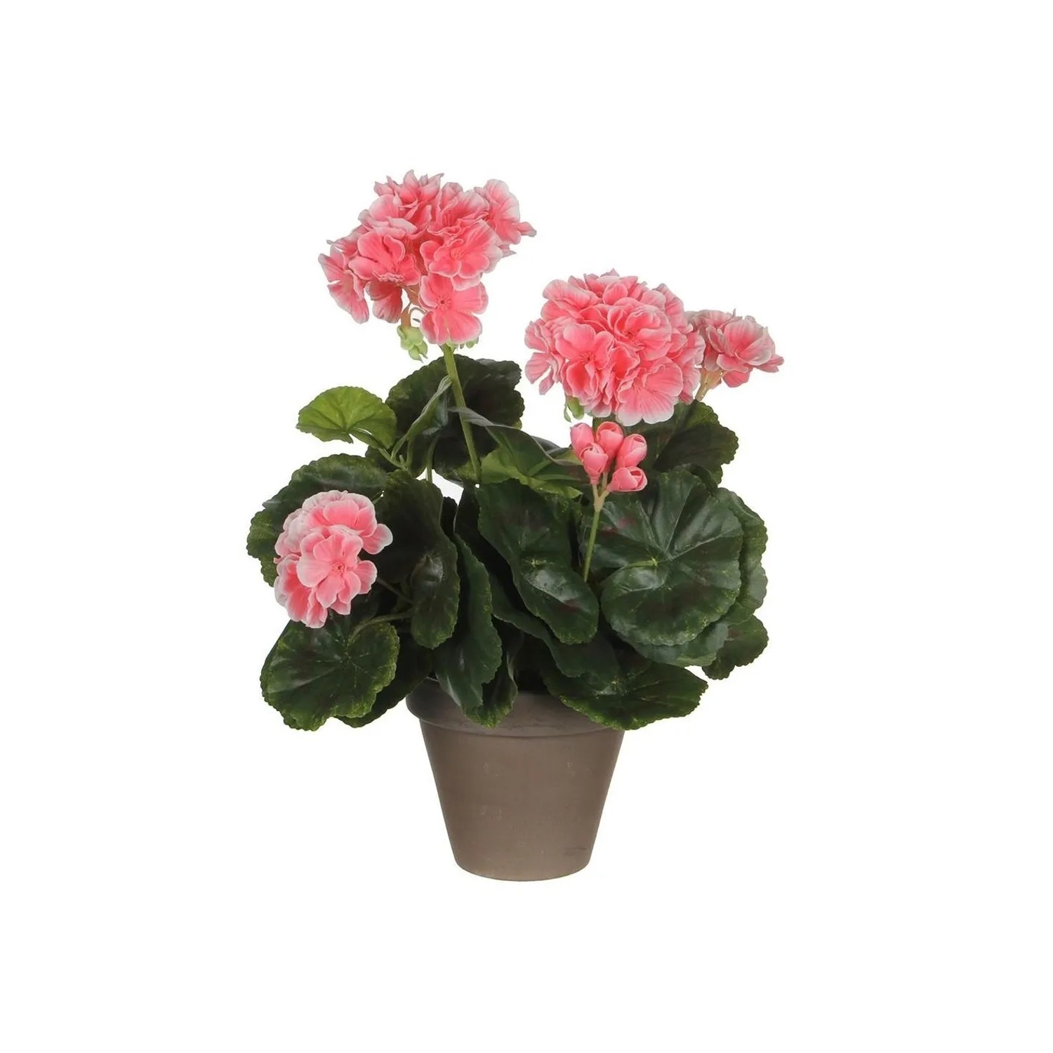 Mica Decorations Umělá květina pelargonie broskvová 20 x 34 cm