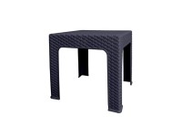 MEGA PLAST Stolek BISTRO antracitový 48 x 48 x 42 cm